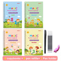 4-in-1 Reusable Magic Kids Copybooks