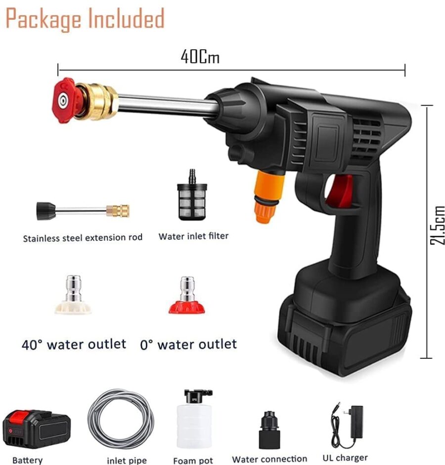 Rechargeable 48V Car Washer Gun