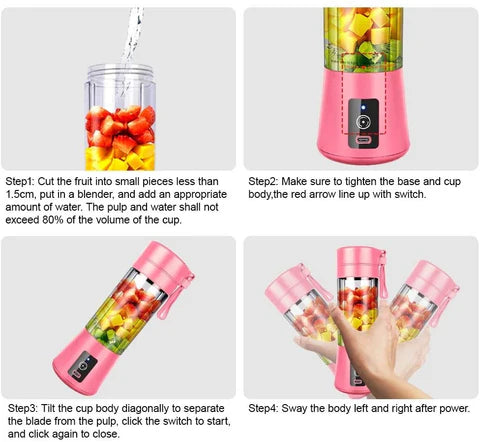 USB Mini Portable Juicer Blender