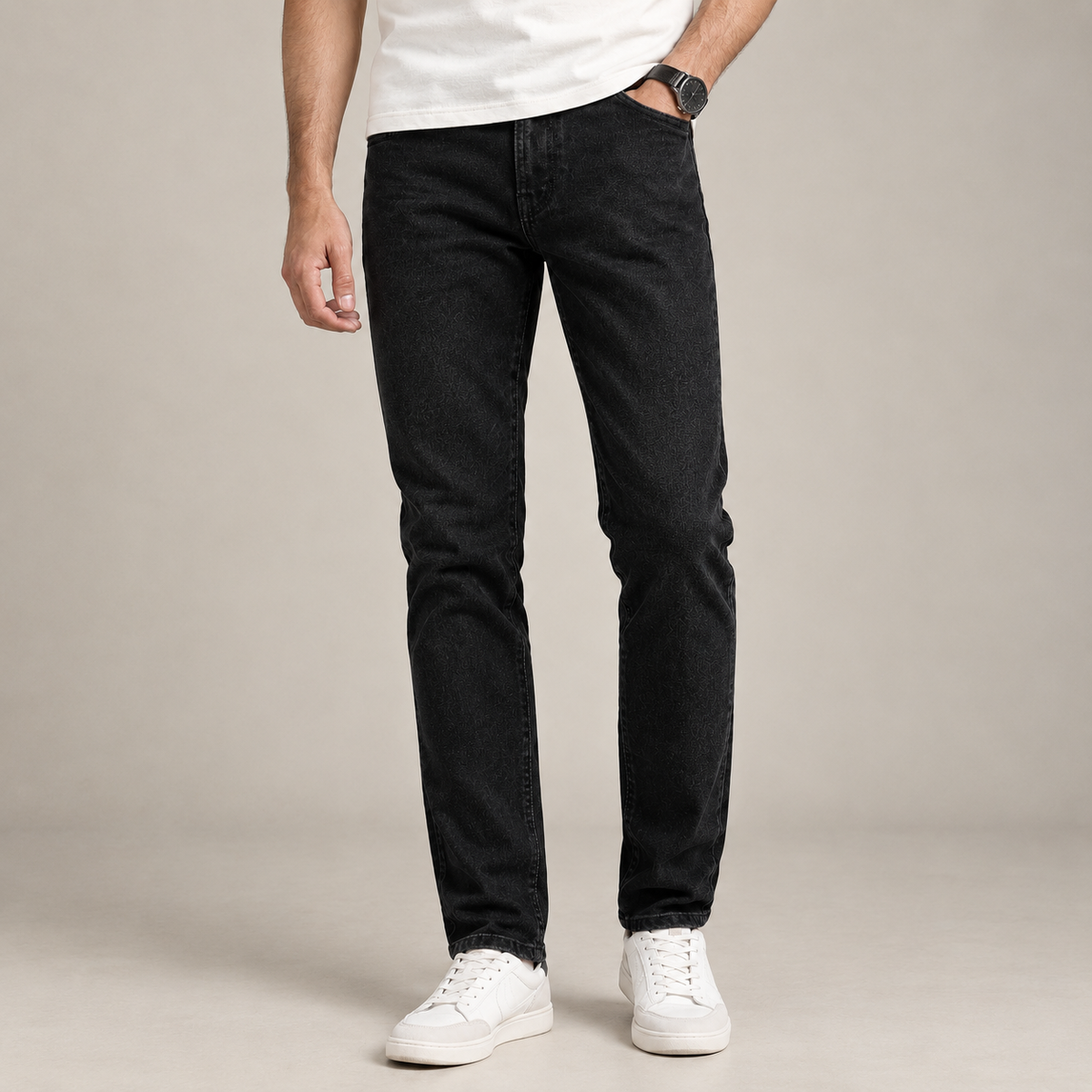Levis Slim Fit Denim Jeans – Black
