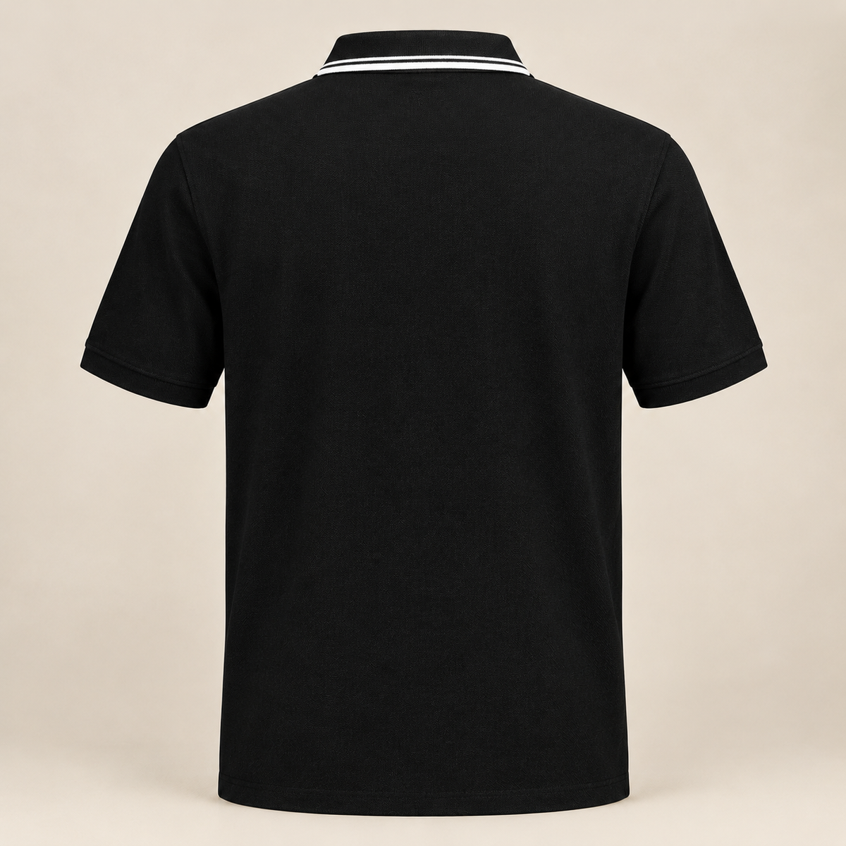 Levis Pique Polo – Black (White Collar)