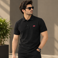 Levis Pique Polo – Black