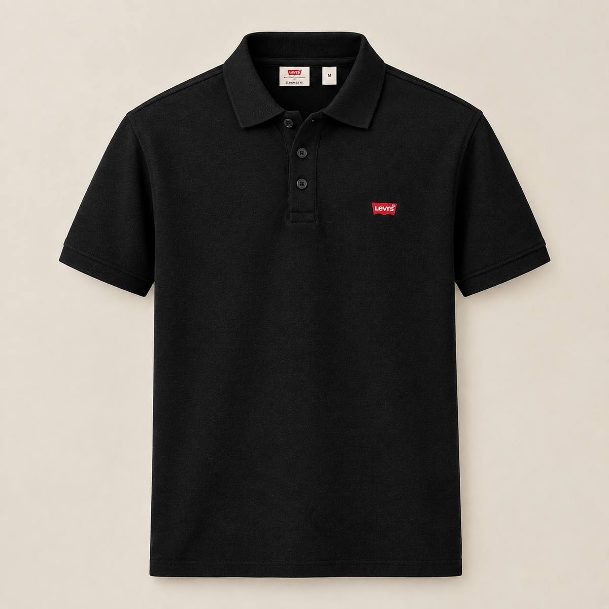 Levis Pique Polo – Black
