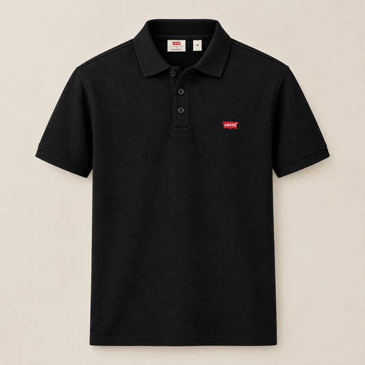 Levis Pique Polo – Black