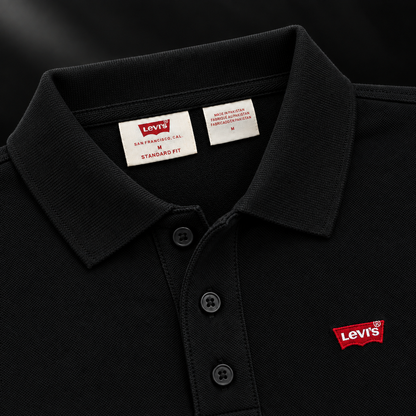 Levis Pique Polo – Black