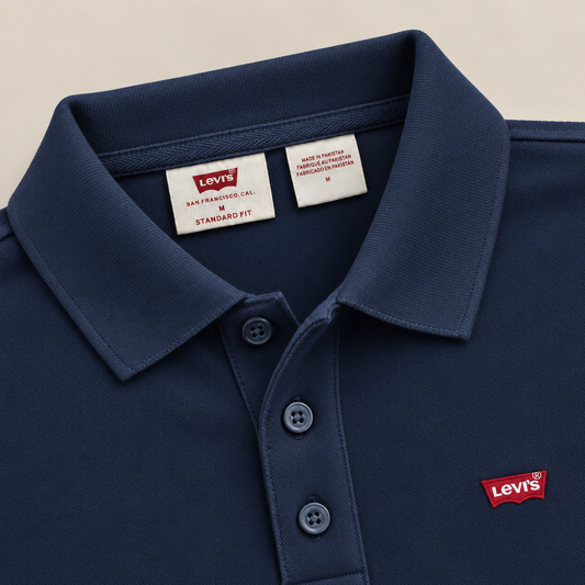 Levis Pique Polo – Navy Blue