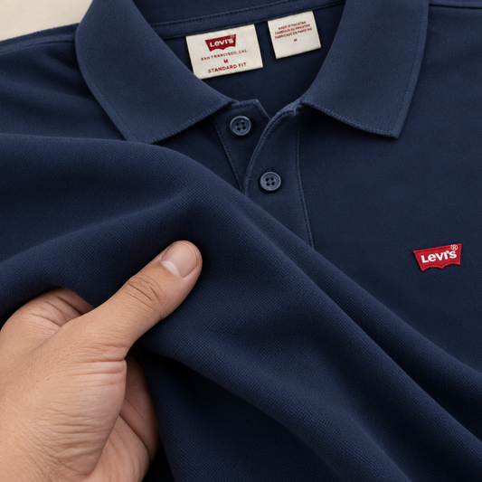 Levis Pique Polo – Navy Blue