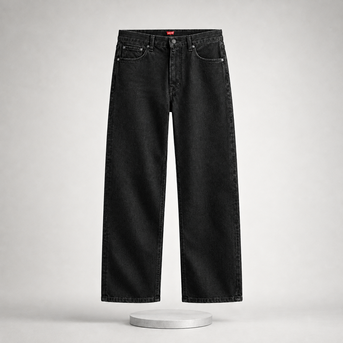 Levis Straight Fit Denim Jeans – Black