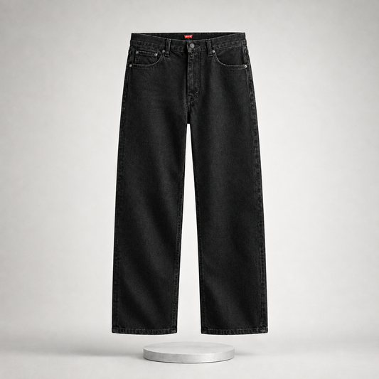 Levis Straight Fit Denim Jeans – Black