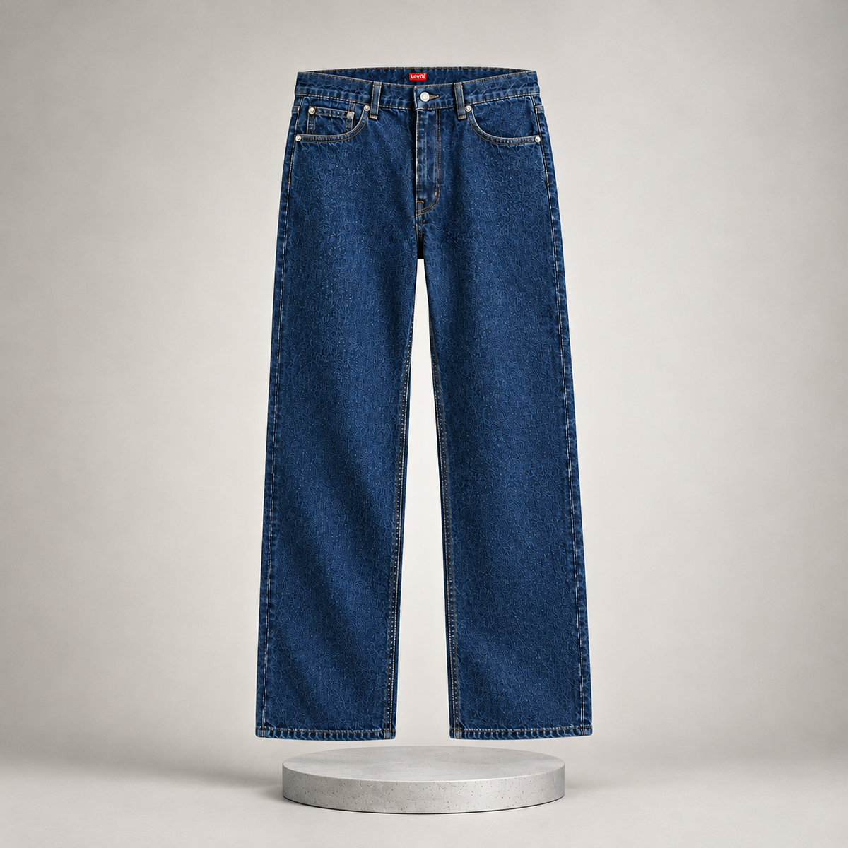 Levis Straight Fit Denim Jeans – Blue