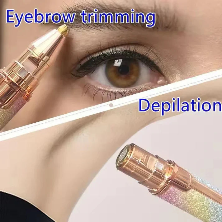 2-in-1 Face & Brow Trimmer For Women