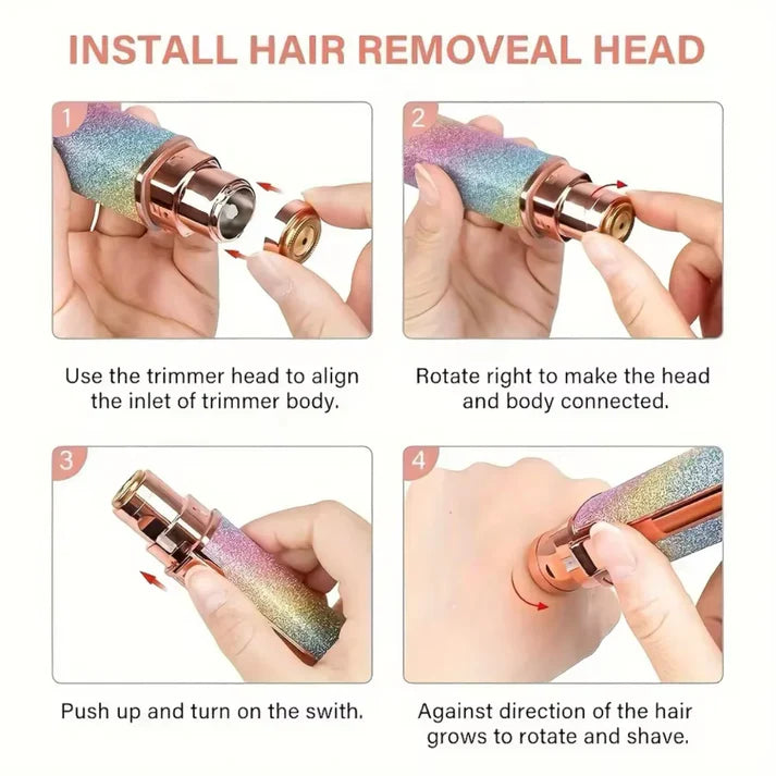 2-in-1 Face & Brow Trimmer For Women