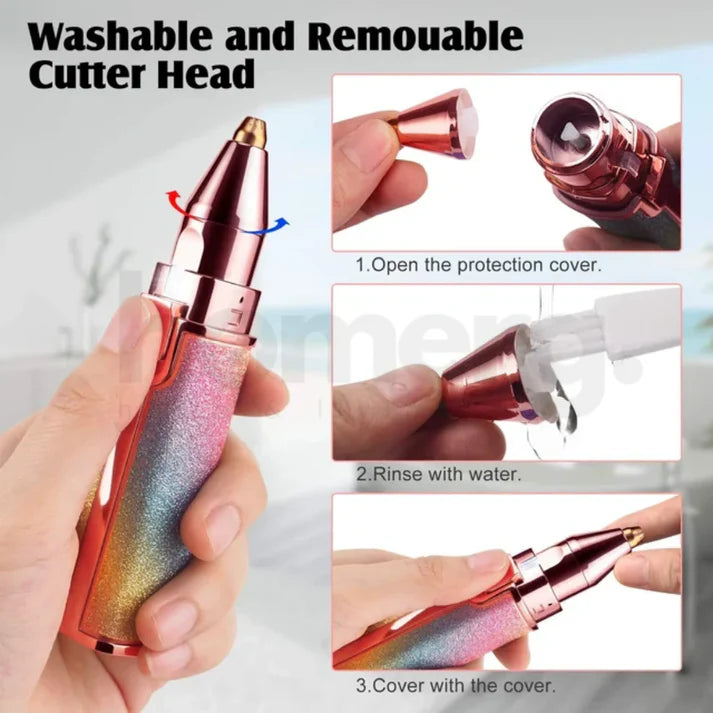 2-in-1 Face & Brow Trimmer For Women