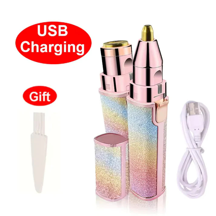 2-in-1 Face & Brow Trimmer For Women