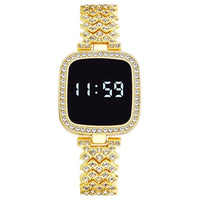 Buy Diamond LED Touch Watch for Women Online | 1Zone