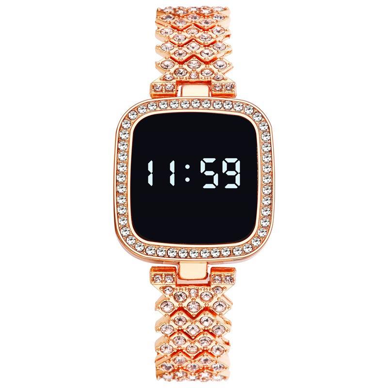 Buy Diamond LED Touch Watch for Women Online | 1Zone