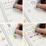 4-in-1 Reusable Magic Kids Copybooks